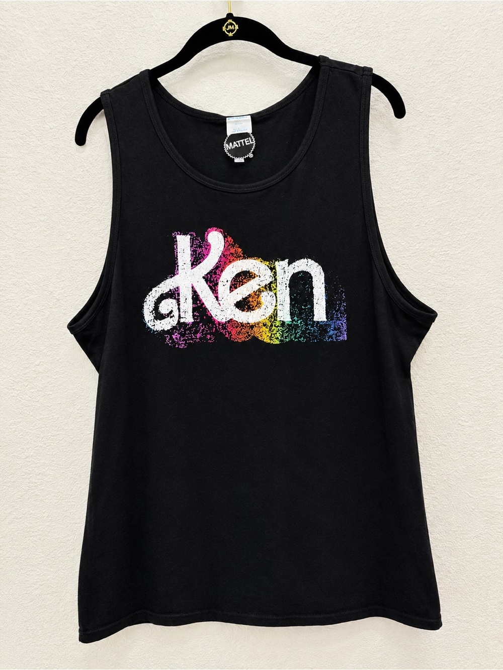 Mattel Barbie - Ken Logo Graphic Tank Top Sz(XL)